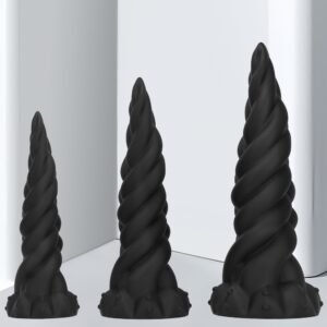 16.14 Inch Giant Dildo – Huge Spiral  Anal Plug