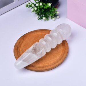 Anal Dildo – Rose Quartz Crystal Massage Wand
