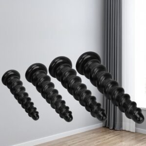 Giant Dildo – Huge Ribbed Spiral Anal Plug