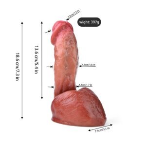 Realistic Dildo for Women - Most Realistic Silicone Dildo for Natural Feeling