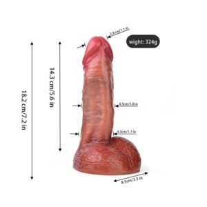 Realistic Dildo for Women - Most Realistic Silicone Toy for Natural Sensation