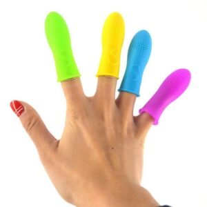 Soft Silicone Finger Sleeves Set for Lesbian Sex Toys – Textured Stimulator for Women & Couples Play